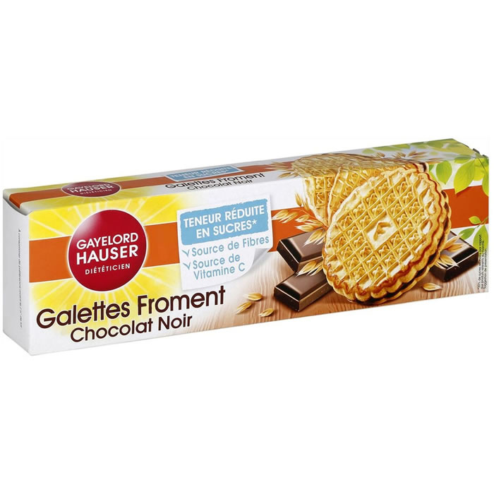GAYELORD HAUSER Biscuits galettes au chocolat noir