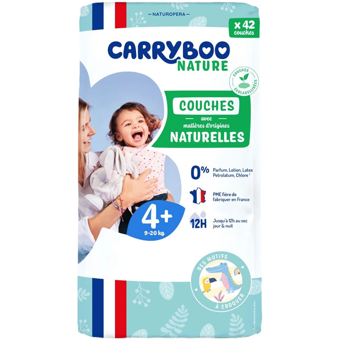 CARRYBOO Nature Couches écologiques taille 4+ (9-20 kg)
