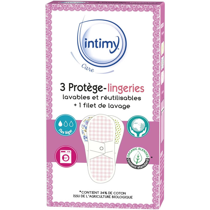 INTIMY Protège-lingeries lavables et réutilisables