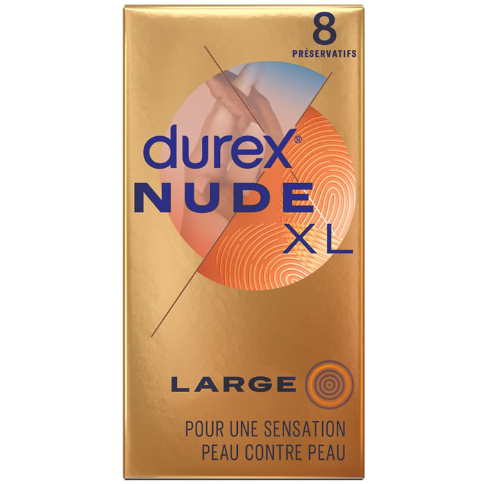 DUREX Nude Préservatifs extra large XL