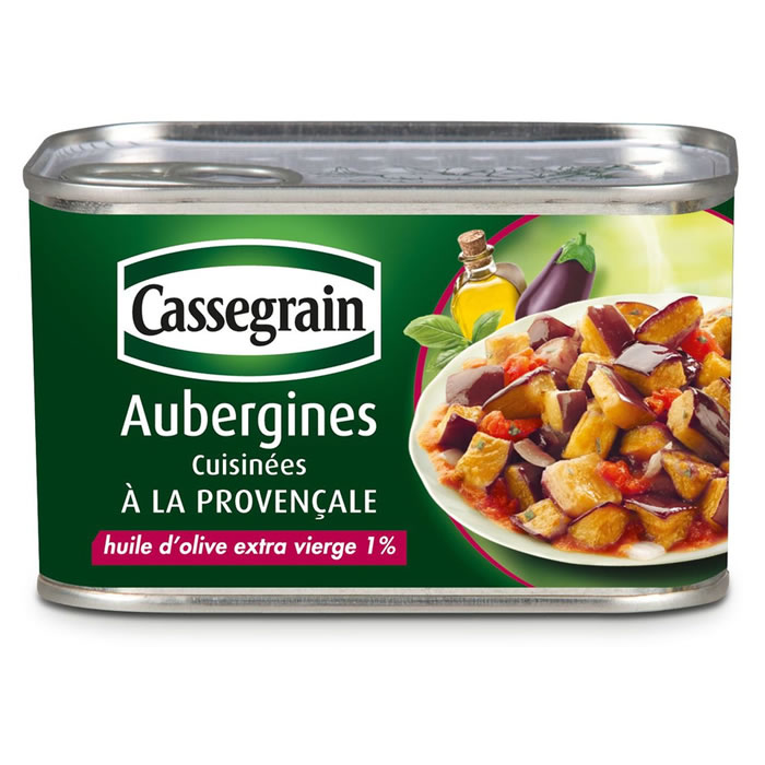 CASSEGRAIN Aubergines cuisinées à la Provençale