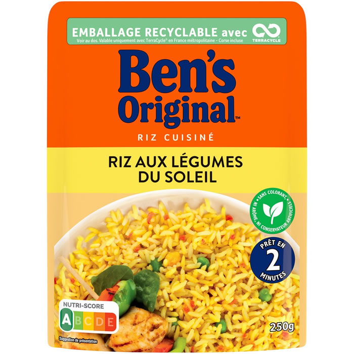 BEN'S Original Riz aux légumes du soleil micro-ondes