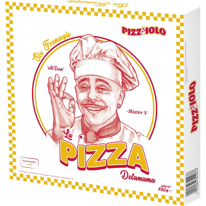 PIZZAIOLO Mister V Delamama Pizza 6 fromages