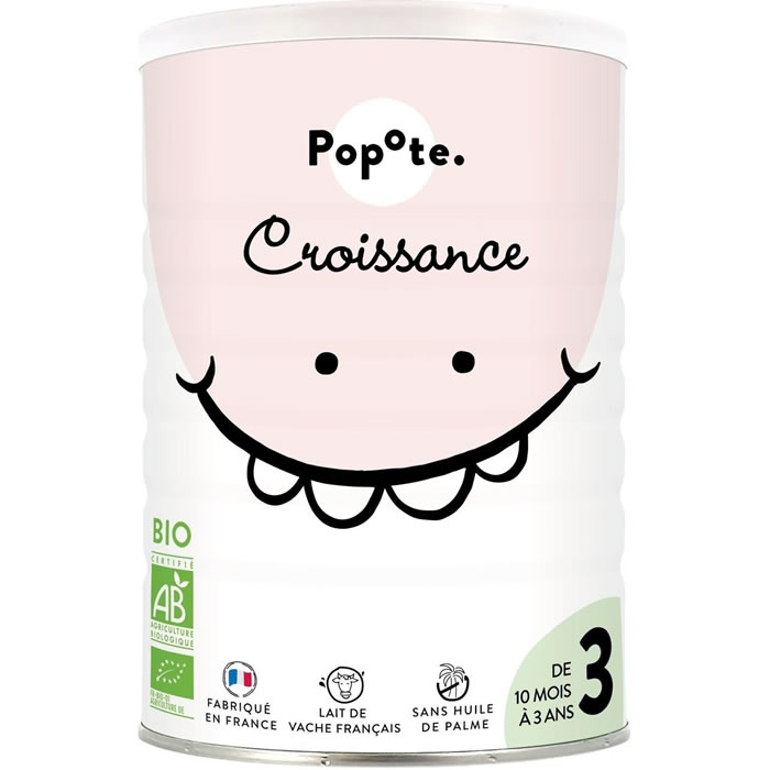 POPOTE Lait de croissance en poudre 12/36 mois bio