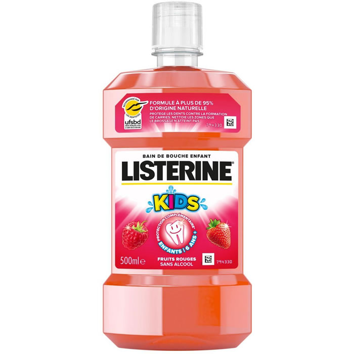 LISTERINE Bain de bouche protection dents pour enfant