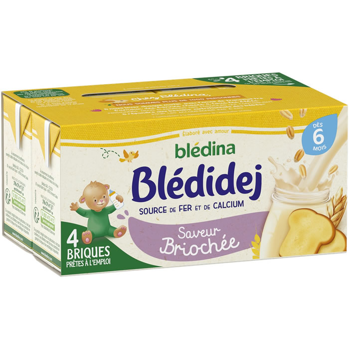 BLEDINA Blédidej Céréales lactées saveur briochée dès 6 mois