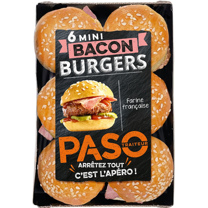 PASO TRAITEUR Mini burger bacon