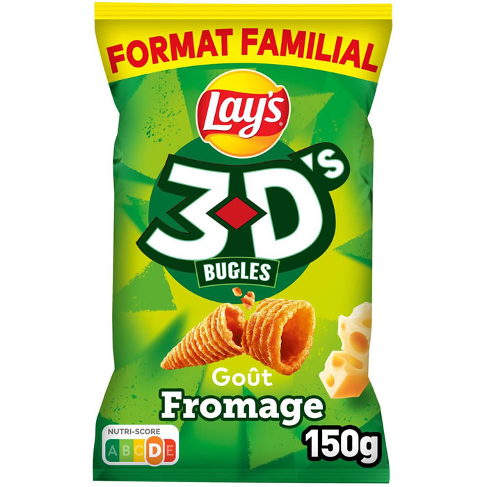 LAY'S 3D's Chips soufflés saveur fromage