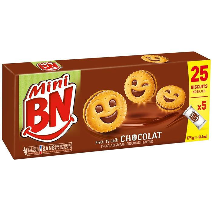 BN Mini Biscuits fourrés au chocolat