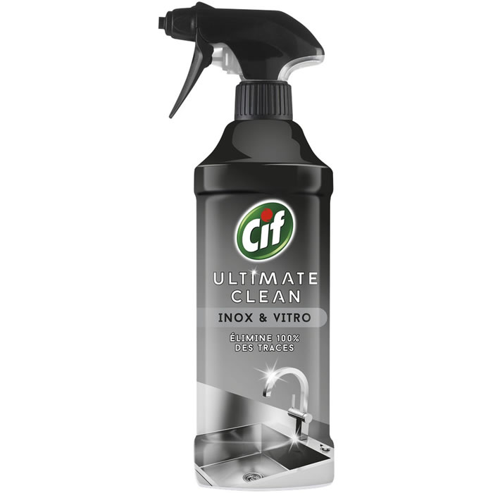 CIF Cif ultimate Nettoyant spray pour inox et vitro