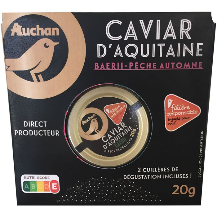 AUCHAN Gourmet Caviar d'Aquitaine coffret d'automne