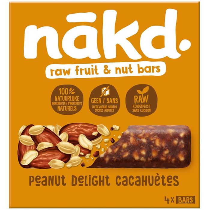 NAKD : Peanut Delight - Barres cacahuète - chronodrive