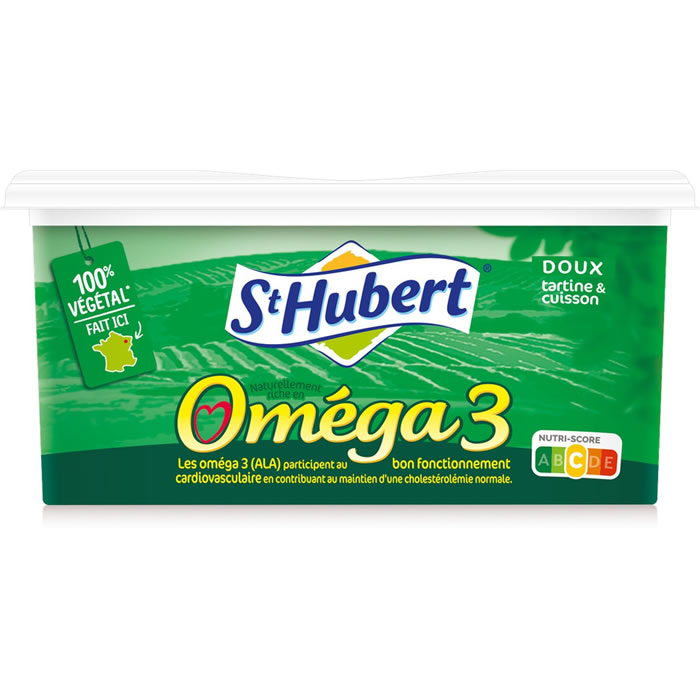ST HUBERT Oméga 3 Margarine doux pour tartine et cuisson