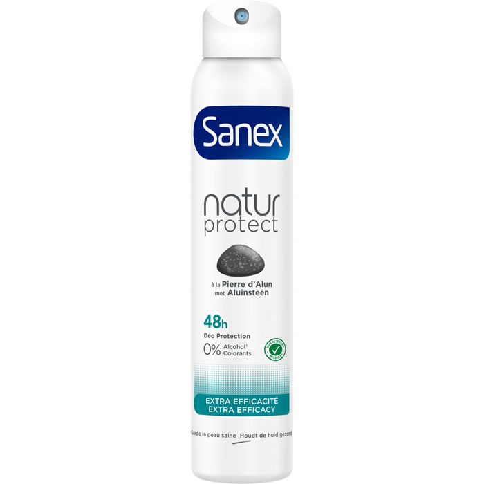 SANEX Natur Protect Déodorant spray pierre d'alun extra 48h