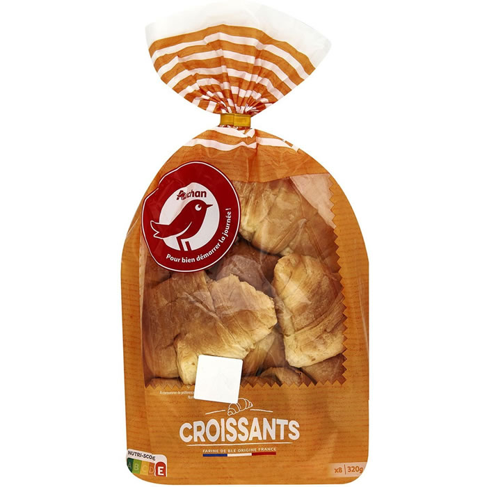 AUCHAN Croissants au beurre
