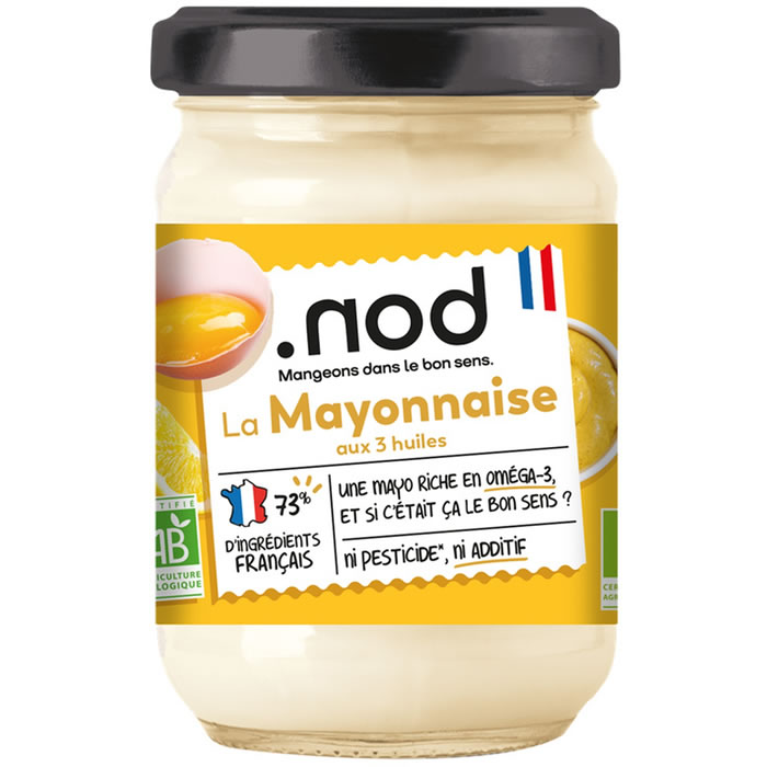.NOD Mayonnaise aux graines de moutarde du Limousin bio
