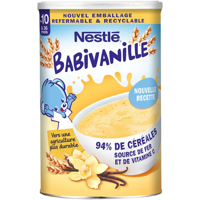 NESTLE Babivanille Céréales en poudre à la vanille dès 10 mois