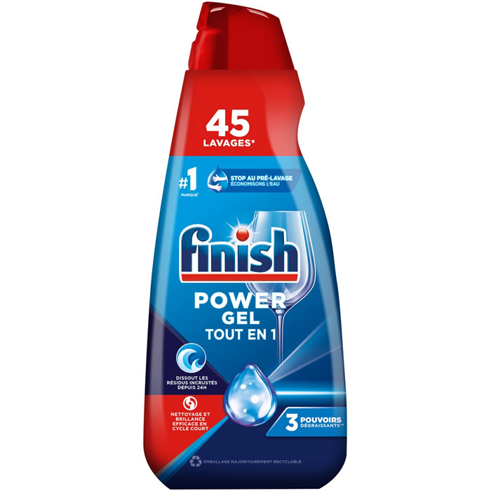 FINISH Power Gel lave-vaisselle propreté et brillance