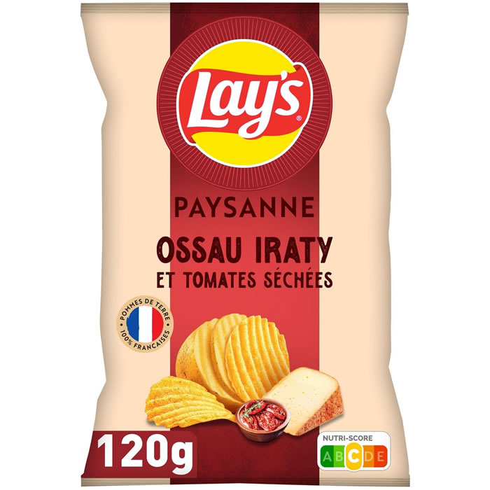 LAY'S Chips paysannes goût ossau iraty et tomate séchées