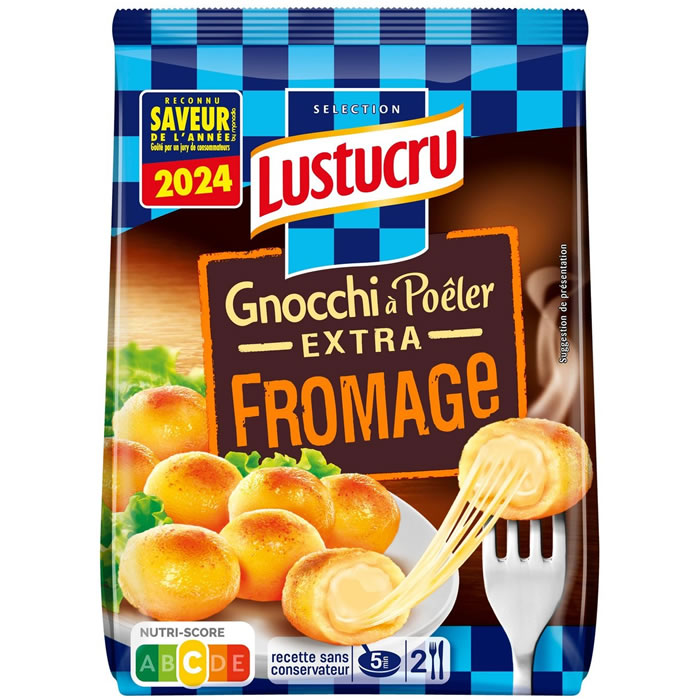 LUSTUCRU Gnocchi de pomme de terre à poêler fourré au fromage