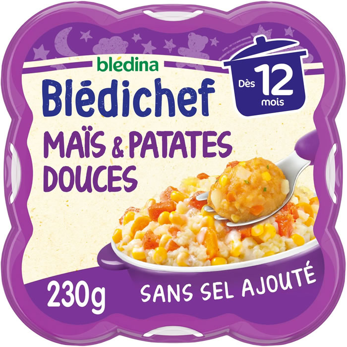 BLEDINA blédichef Mais et patates douces dès 12 mois