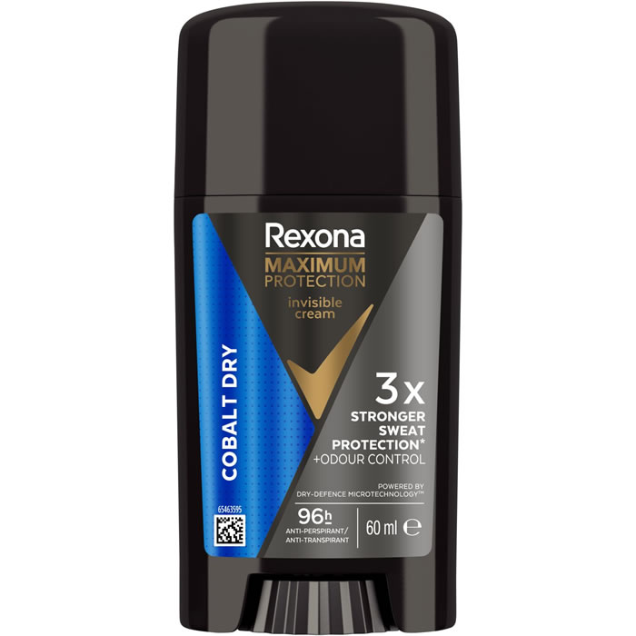 REXONA Cobalt Dry Déodorant stick homme anti-transpirant 96h