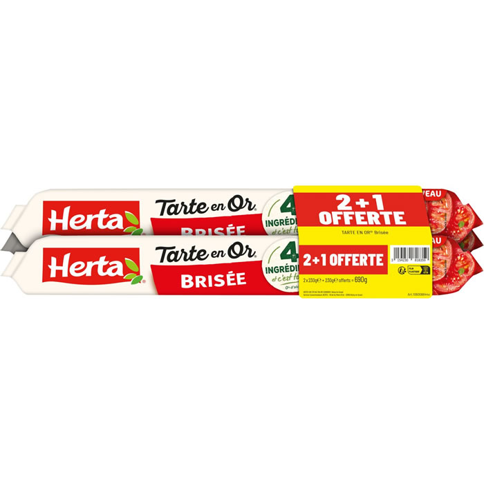 HERTA Tarte en Or Pâte brisée