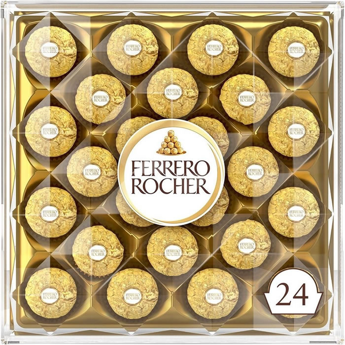 FERRERO Rocher Bouchées au chocolat au lait et noisettes