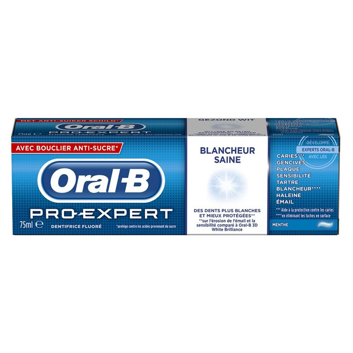 ORAL-B Pro-Expert Dentifrice blancheur saine