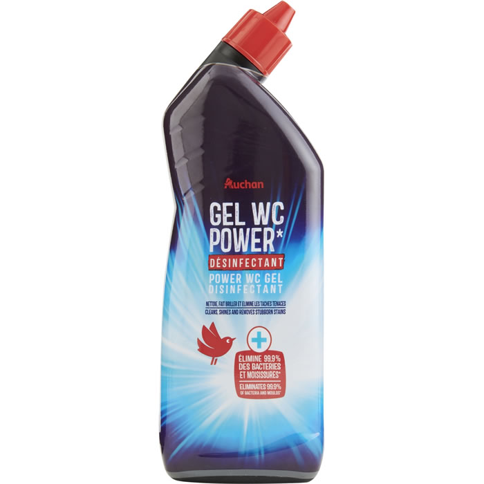 AUCHAN Gel nettoyant WC désinfectant