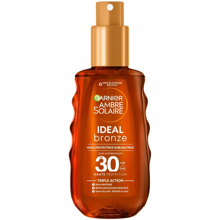 GARNIER Ambre Solaire Huile protection solaire SPF30 bronzage