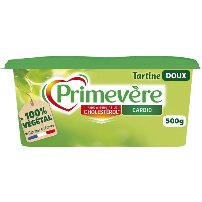 PRIMEVERE Cardio Margarine doux pour tartine