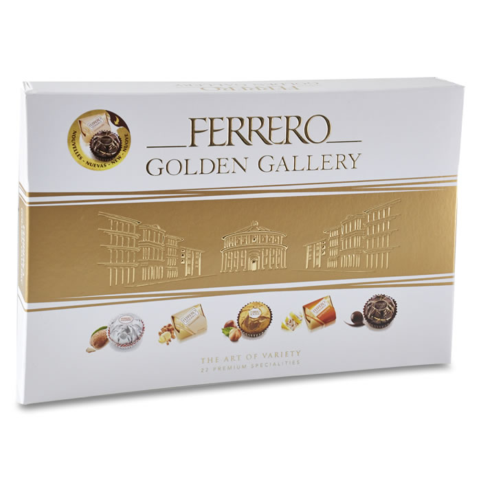 FERRERO ROCHER Golden Gallery Assortiment de bouchées au chocolat