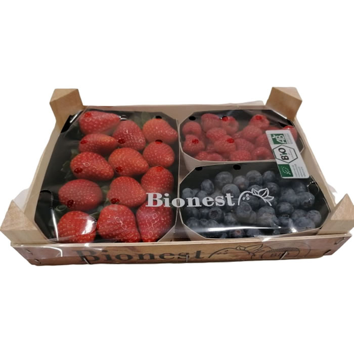 FRUITS ROUGES Colis mixte fruits rouge bio cat 2