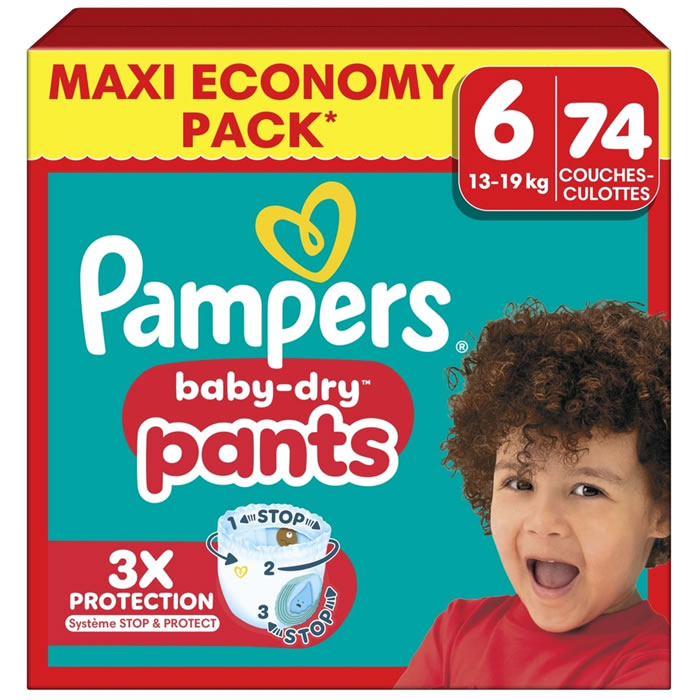 PAMPERS Baby-Dry Pants Couches-culottes taille 6 (13-19 kg)