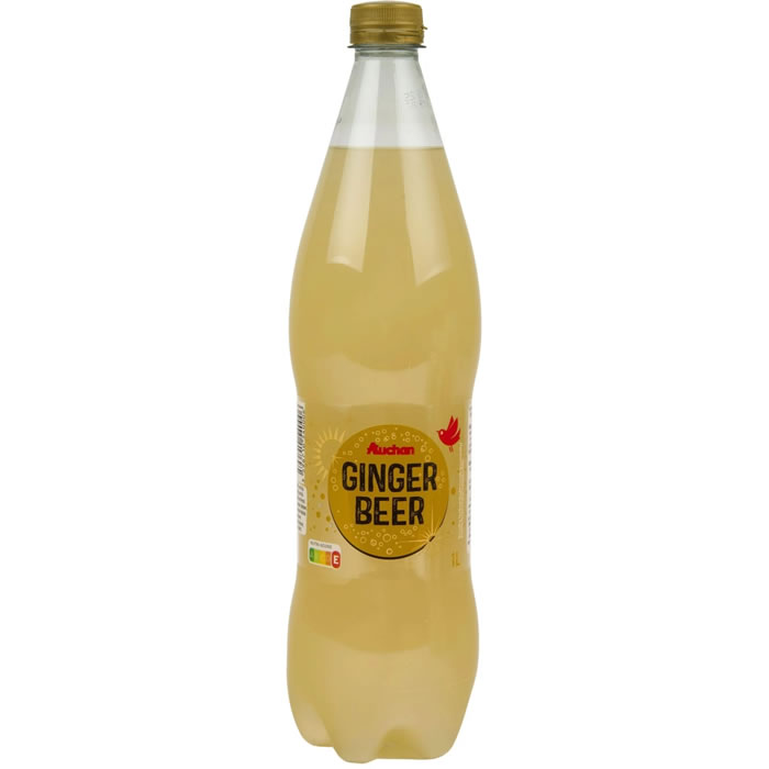 AUCHAN Ginger Beer Boisson gazeuse au gingembre