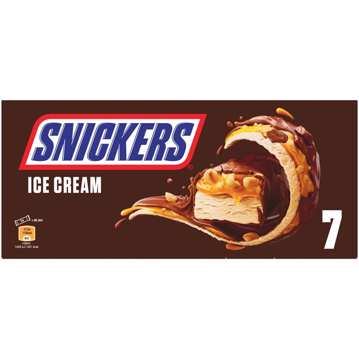 SNICKERS Ice Cream Barres glacées au caramel et cacahuètes