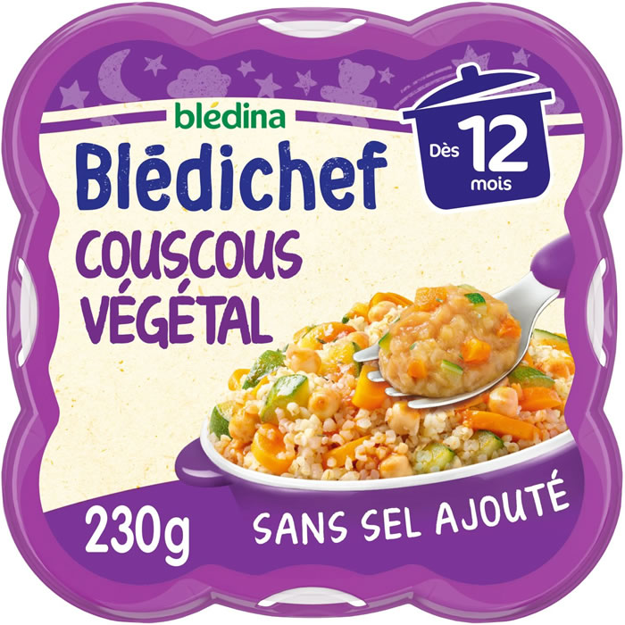 BLEDINA Blédichef Couscous végé dès 12 mois