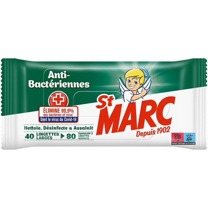 ST MARC Lingettes antibactériennes