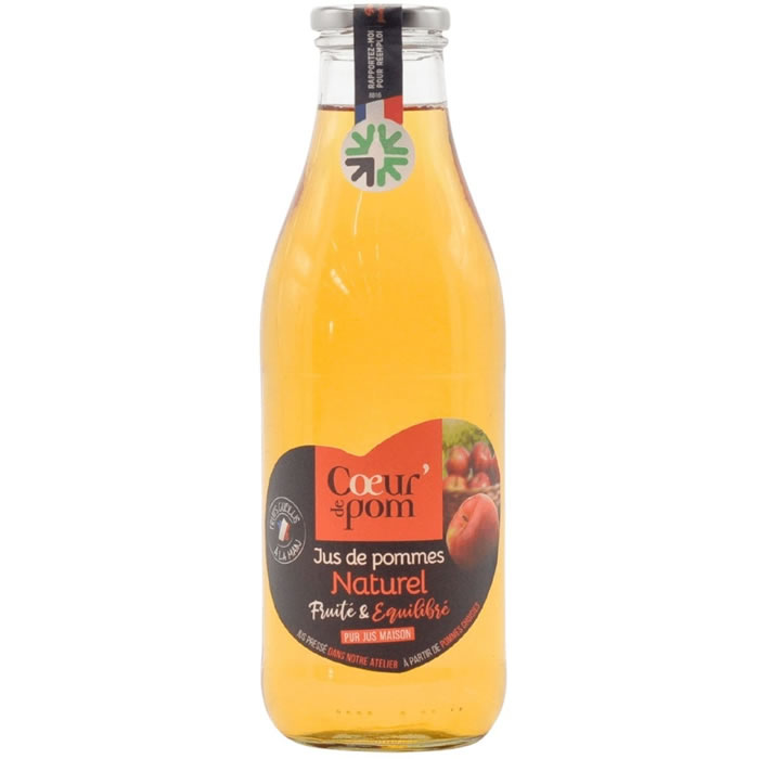 COEUR DE POMME Pur jus de pomme naturel
