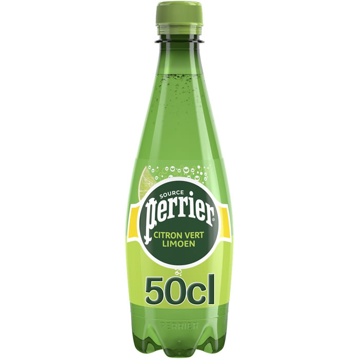 PERRIER Eau minérale naturelle gazeuse citron vert