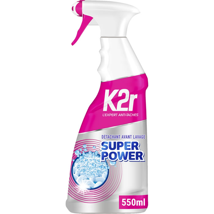 K2R Super Power Détachant spray avant lavage