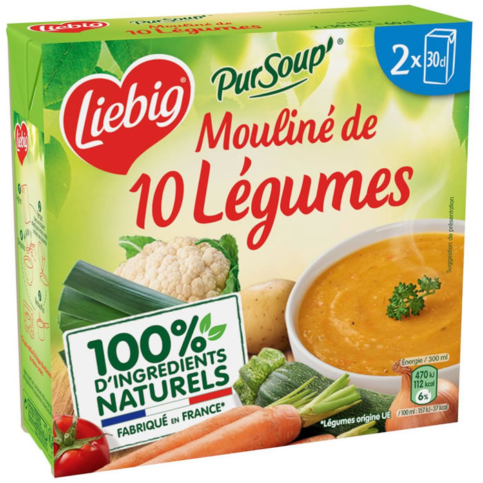 LIEBIG PurSoup' Mouliné de 10 légumes