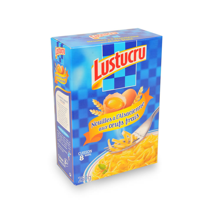 LUSTUCRU Nouilles à l'Alsacienne aux oeufs frais