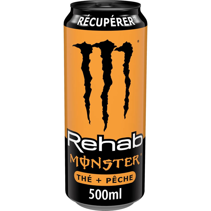 MONSTER Rehab Boisson énergisante gazeuse à la pêche