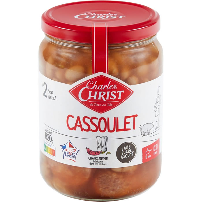 CHARLES CHRIST Cassoulet aux haricots lingots
