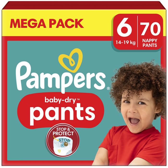 PAMPERS Baby-Dry Pants Couches-culottes taille 6 (15 kg et +)