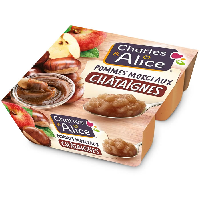 CHARLES&ALICE Dessert pomme avec morceaux de châtaignes
