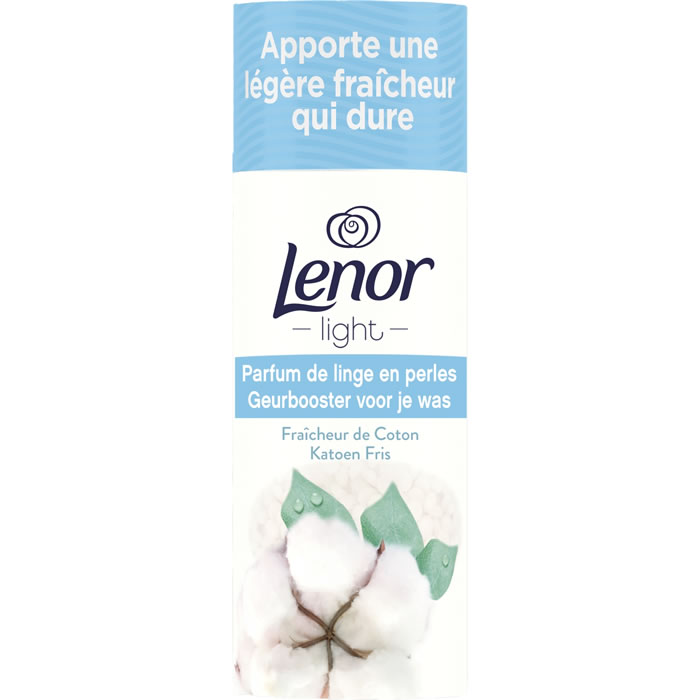 LENOR Light Parfum de linge en perles fraîcheur de coton
