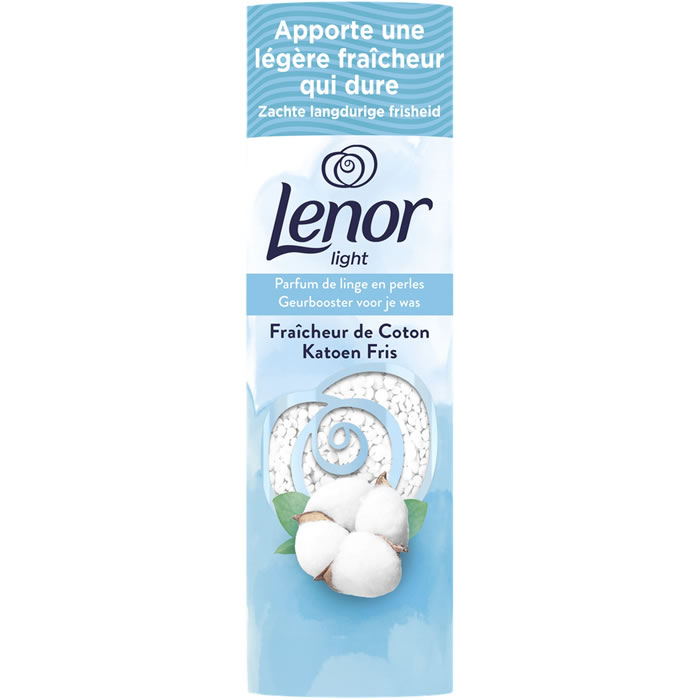 LENOR Light Parfum de linge en perles fraîcheur de coton